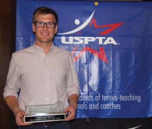 Jake Matthews Received Under 30 Award from USTA